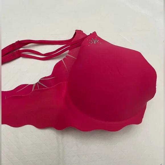 Pink Rhinestone Bra - Picture 3 of 9